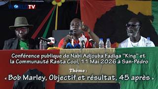 Culture africaine et héritage rastafari au cœur d’une conférence animé par le KING, le 11 Mai 2026