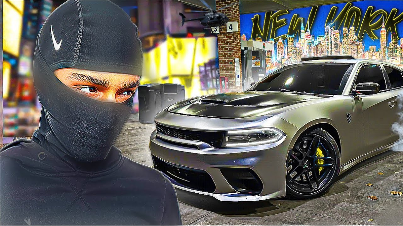 ЕЗЖАЮ НА СВОЕМ 1000-СИЛЬНОМ DEMON CHARGER ПО ТАЙМС-СКВЕР В НЬЮ-ЙОРКЕ... (МЕНЯ ГНАЛИ?!🚔)