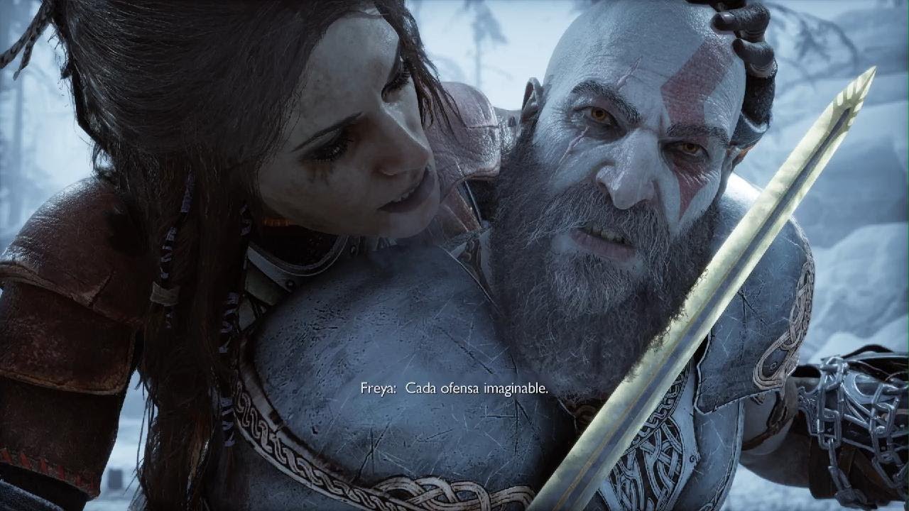 Freya intenta matar a Kratos / God of War Ragnarök - YouTube