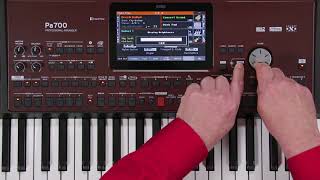 KORG Pa700 - manuel vidéo - introduction et navigation (La Boite Noire)