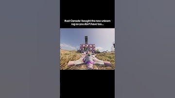 I bought the new unicorn rug so you don’t have to - Rust Console #shorts #rust #rustconsole