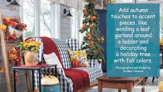 8 Ways to Bring Fall Flavor to Your Decor | A Country Sampler Design Tutorial