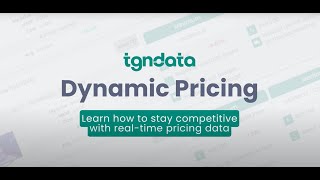 Dynamic Pricing (Step-by-Step Guide) | tgndata