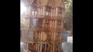 Nhà mô hình bằng tăm tre của Vũ pro