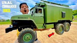 RC WPL B36 Ural Commander Military Fastest Truck Unboxing & Testing  Chatpat toy tv