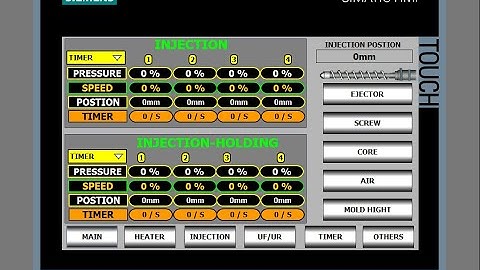 INJECTION MOLDING MACHINE PLC PROGRAMING PART-6 #injectionmolding #plc #hmi #ماكينةحقن#قوالب#حقن