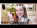 Trying A Full Face & $400 Of Glossier | HONEST REVIEW