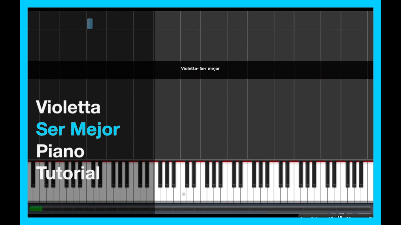 Violetta - SeR MeJoR - PiAnO TuToRiAl !!!
