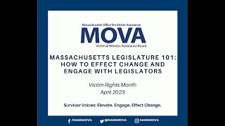 Massachusetts Legislature 101 – How to Effect Change and Engage with Legislators