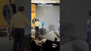 interactive cube for Launch event #interactivecube #touchcube