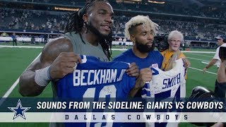Sounds From The Sideline: New York Giants vs Dallas Cowboys | Dallas Cowboys 2018