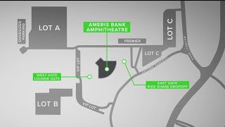 Do you need to pay for parking pass at Ameris Bank Amphitheatre
