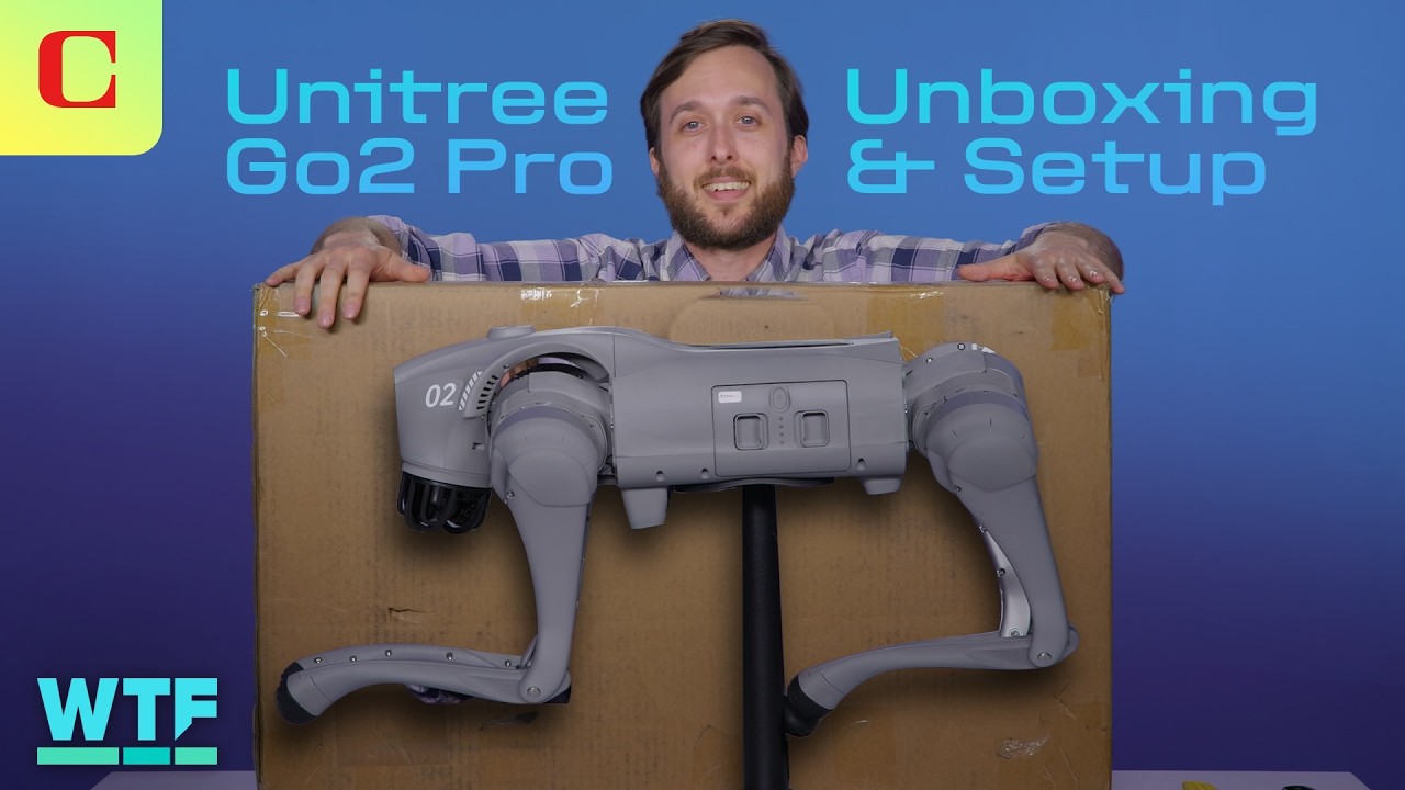 Unboxing Unitree's Go2 Pro: What It’s Like Unboxing a $5k Robot Dog | What The Future