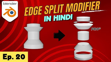 Blender Tutorial in Hindi Ep-20: Edge Split Modifier