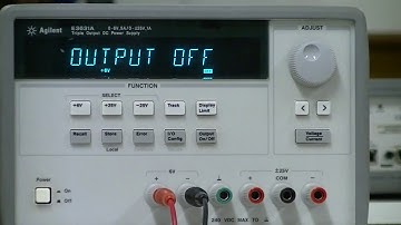 Fonte DC Agilent E3631A