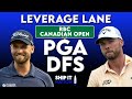 RBC Canadian Open PGA Leverage Lane | DraftKings & FanDuel DFS | Single-Entry GPP Strategy