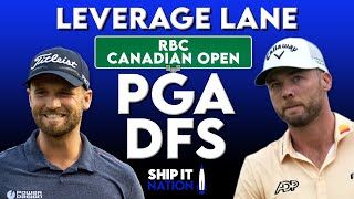 RBC Canadian Open PGA Leverage Lane | DraftKings & FanDuel DFS | Single-Entry GPP Strategy