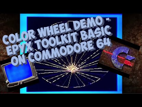 Color Wheel Demo - EPYX Toolkit Basic on Commodore 64