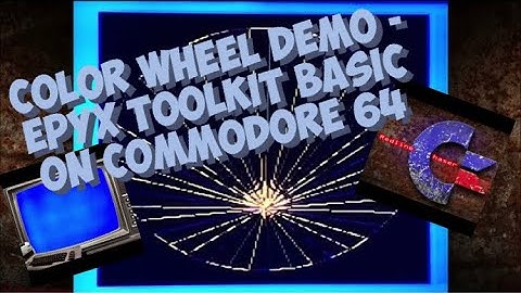 Color Wheel Demo - EPYX Toolkit Basic on Commodore 64