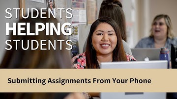Submitting Assignments From Your Phone