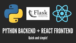 How to Create a Flask + React Project | Python Backend + React Frontend
