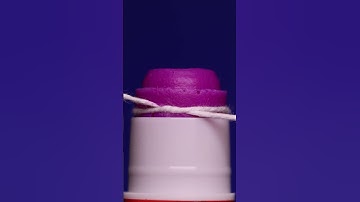 Glue stick vs. String (ASMR close up / macro) #satisfying #macro #macrovideo #asmrvideo