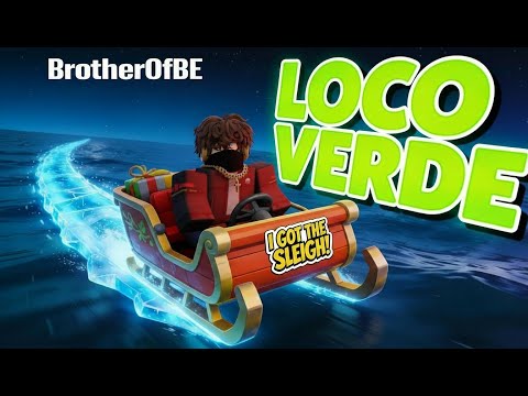 I GOT THE SLEIGH + LOCO VERDE TITLE in Blox Fruits! (Christmas Event)