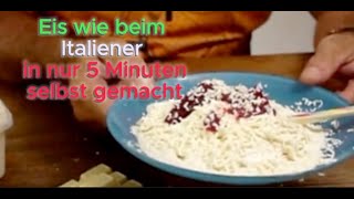 Spaghetti-Eis &amp; Holunder-Eis selber machen – Einfach &amp; unglaublich lecker!“