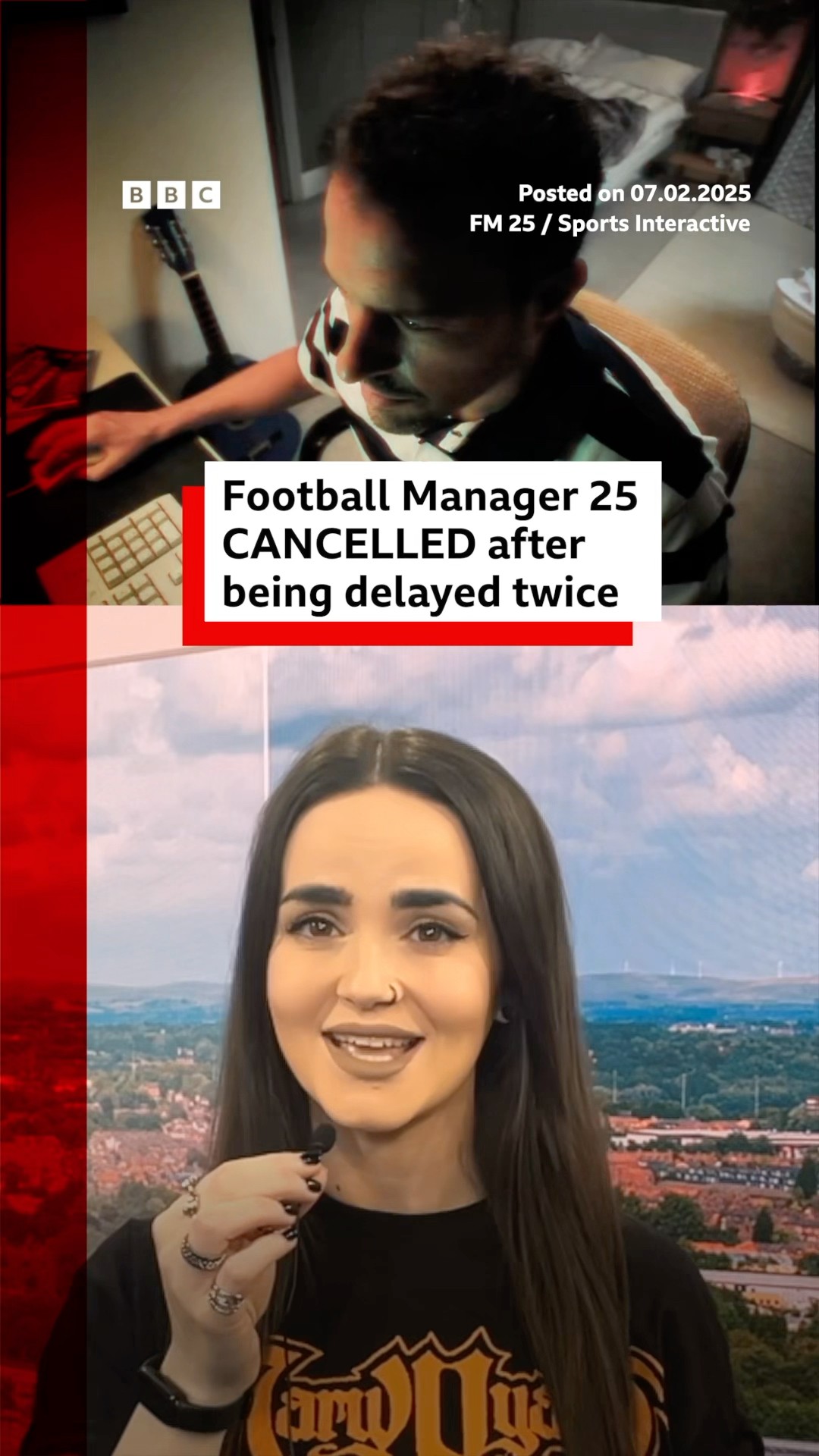 Football Manager 25 cancelled after multiple delays. #FM25 #FootballManager #BBCNews