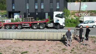 Csdos Assemblage Et Installation D Une Tour En Béton De 30 Mètres À Freundenstradt En Allemagne