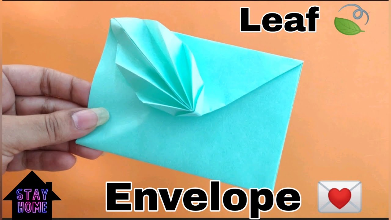Leaf Envelope Easy step by step YouTube