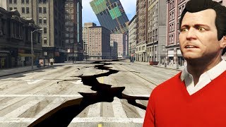 Gta 5 - Mega Earthquake In Los Santos