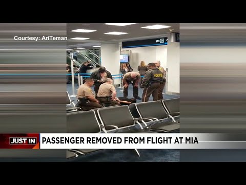 Passenger removed from American Airlines flight in Miami