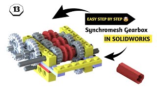 [Part -13] Lego -Synchromesh Gearbox | Solidworks | Axle joiner