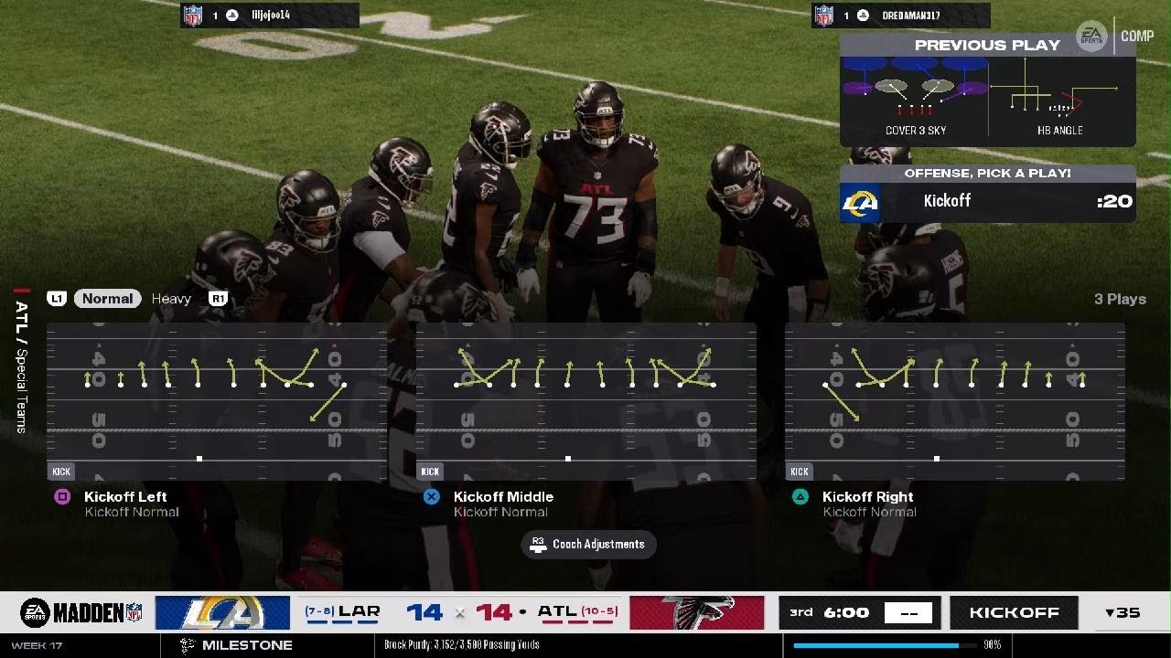Madden NFL 26 FRANCHISE league game. MUST WIN, PLAYOFFS ON THE LINE