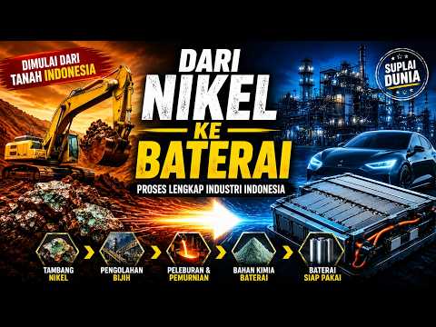 Melihat Langsung Proses Pembuatan Baterai dari Nikel Laterit!