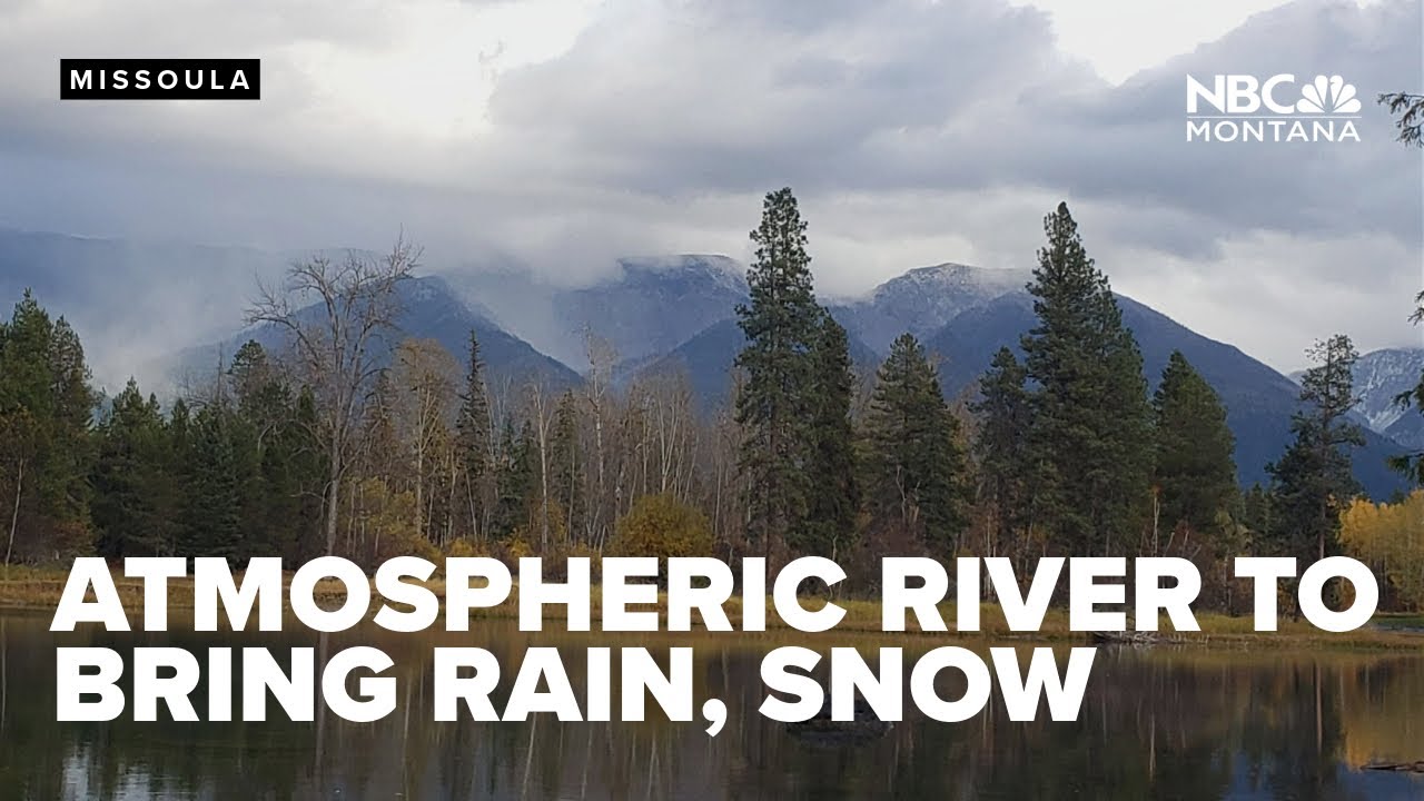 Atmospheric river to bring valley rain and heavy mountain snow - YouTube