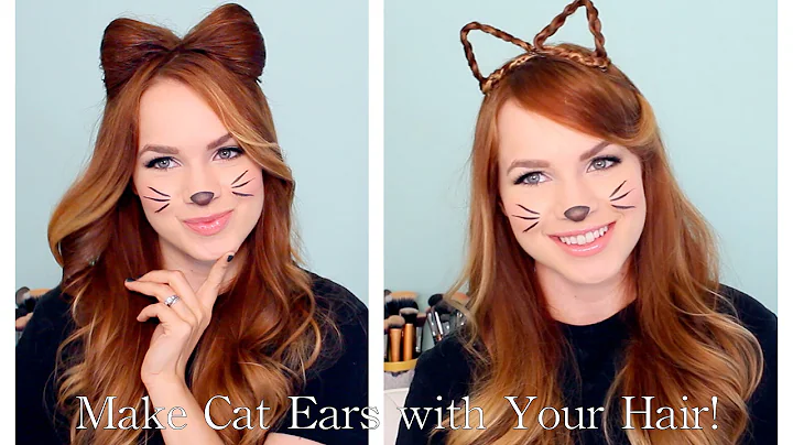 2 Ways to Make Cat Ears with Your Hair!
