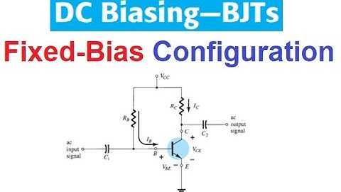 Biasing of BJT (MUST WATCH) || Operating Point || Fixed Bias || Example 4.1 || End Ch Q1, 2, & 3