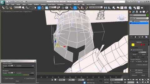 Modeling Low Polygon Game Characters in 3ds Max clip128
