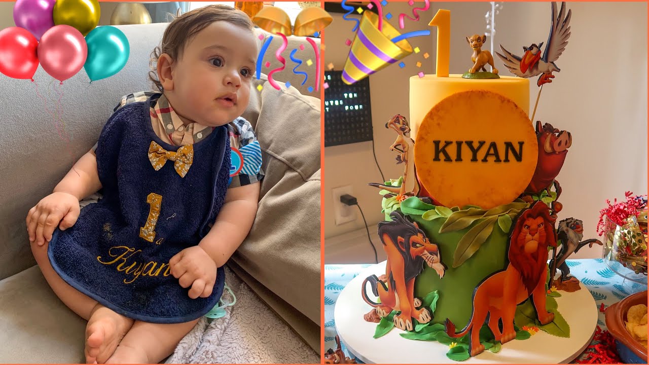 LE PREMIER ANNIVERSAIRE DE BÉBÉ KIYAN 🎉🎂