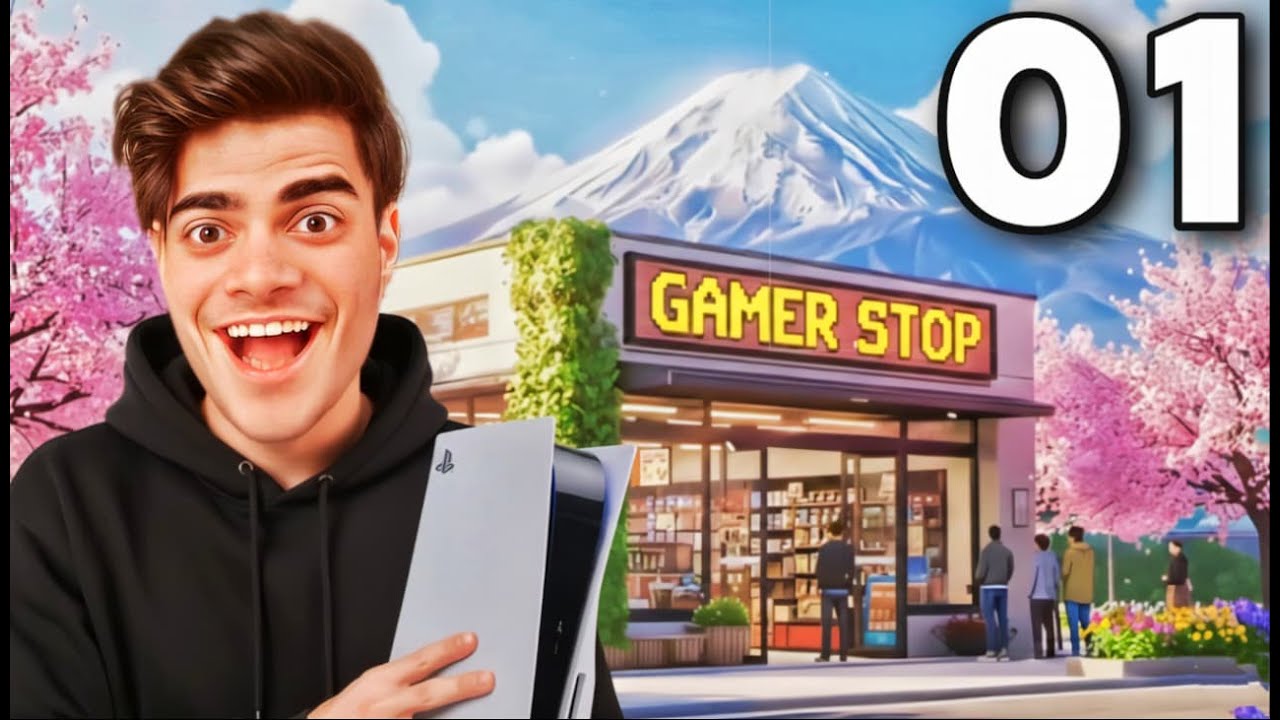 WELCOME TO MY NEW GAME STORE | GAMER STOP SIMULATOR | PART 1