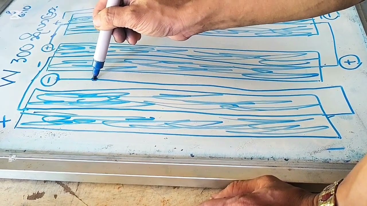 ဆိုလာပြားဖွဲ့စည်းပုံ။ပုံဆွဲရှင်းပြခြင်း။