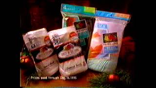 Target and Fruit of the Loom Christmas Stocking Commercial - 1995
Yet another Fruit of the Loom ad! And still no cornucopia!
This commercial was recorded from a TV in Kansas City on December 13, 1995. Target and Fruit of the Loom Christmas Stocking Commercial - 1995