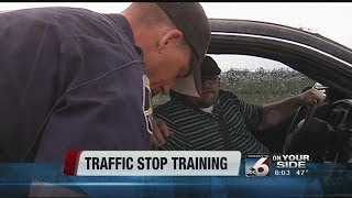 Idaho State Police train recruits during traffic stops