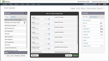 App builder Overview of Form Building   DrChrono EHR Form Builder Demo Series