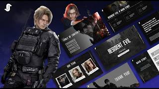 RESIDENT EVIL 9 REQUIEM | FREE PPT TEMPLATE | RAN15JEN