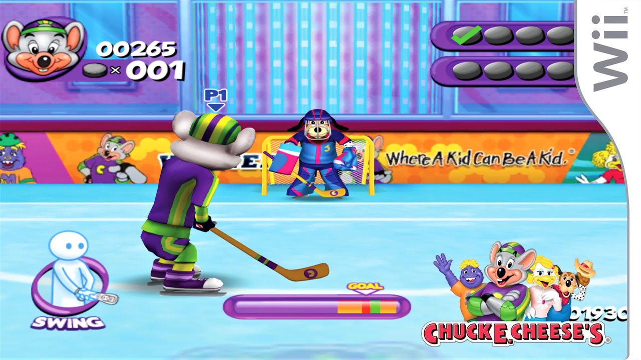 Chuck E. Cheese's Sports Games | Ice Hockey Game