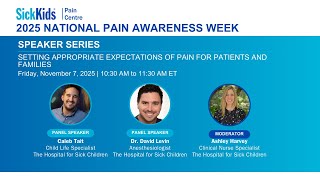 Setting appropriate expectations of pain for patients and families
