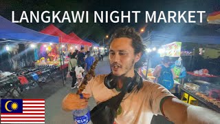 LANGKAWI, MALAYSIA NIGHT MARKET FOOD TOUR! 🇲🇾